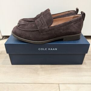 Cole Haan Women Stassi Penny Loafers in Dark Chocolate